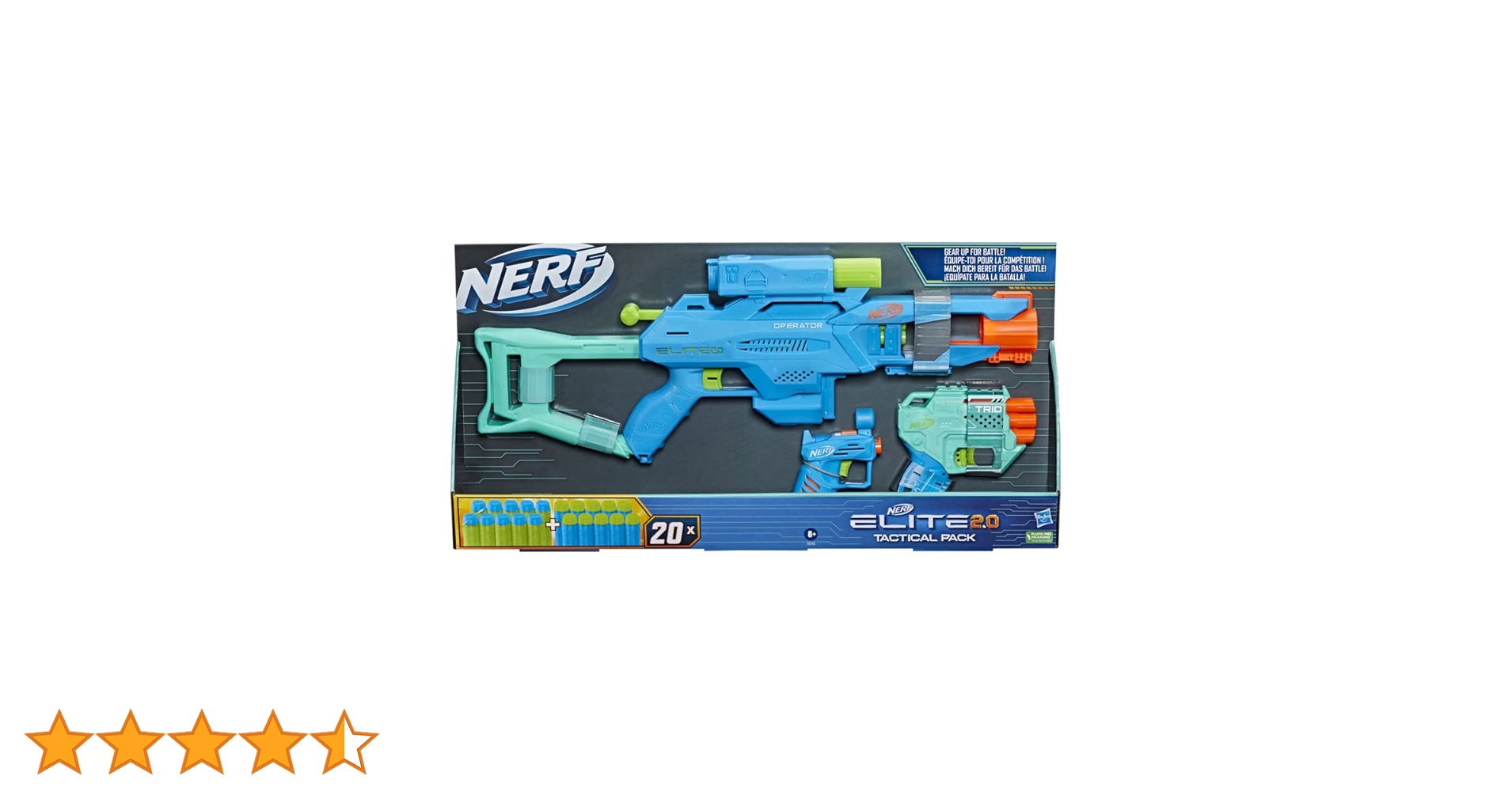 ナーフ3個セット Amazon.co.jp: Nerf Elite 2.0 タクティカル 3ブラスターパック